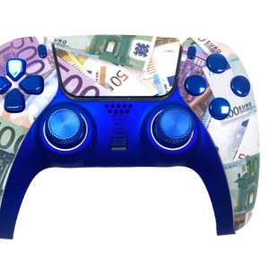 The "High Stakes" Custom PS5 DualSense Controller (Euro Gilded Edition)